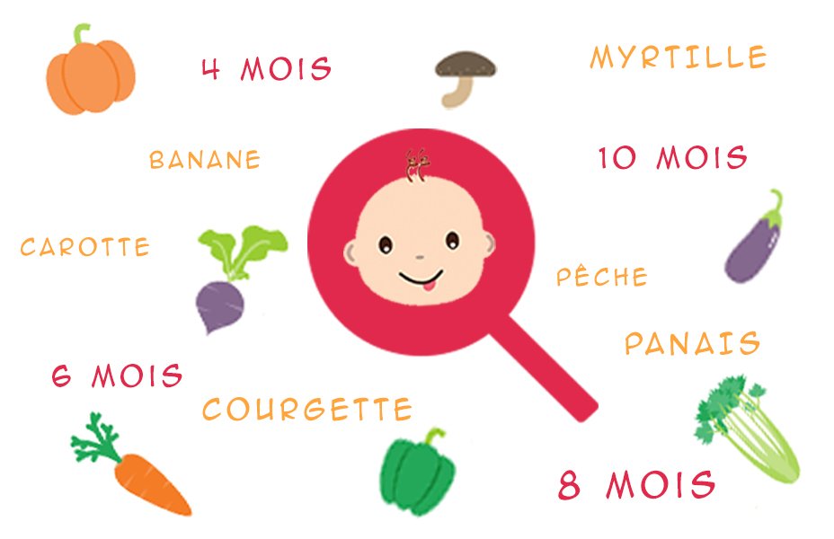 Aliments pour bébé de 4 mois
