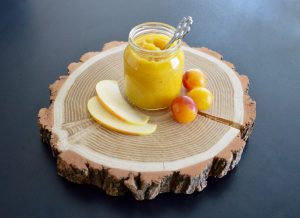 Compote bébé mirabelles et pomme