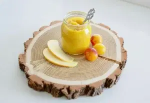 Compote bébé mirabelles et pomme