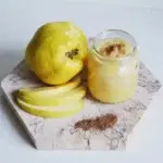 Recette de compote pomme coing et cannelle pour bébé