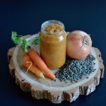 Recette de petit pot mouliné de lentilles carottes et oignon pour bébé