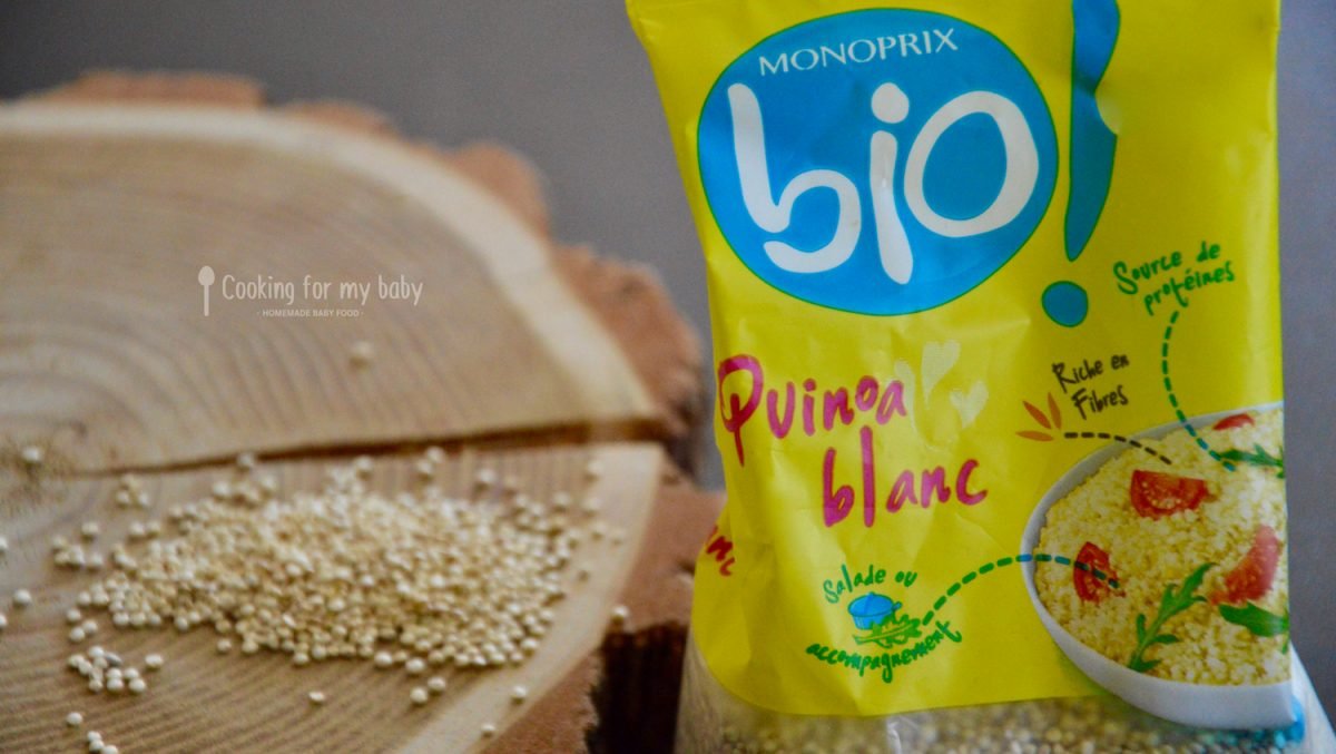Quinoa bio de chez Monoprix pour bébé