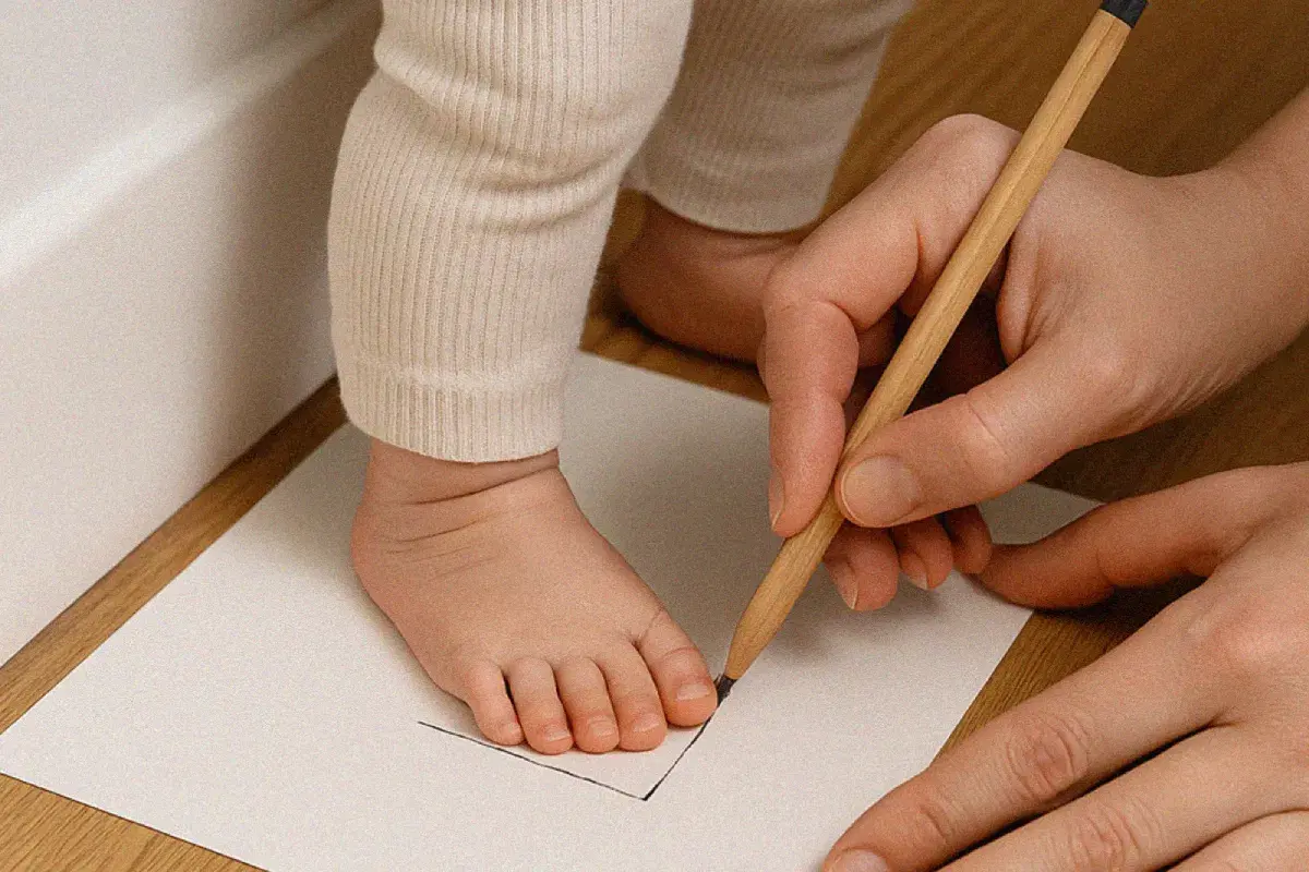 Pointure de bébé / enfant, taille des chaussures par âge