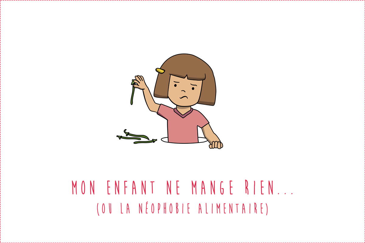 Mon enfant ne mange rien… ou la néophobie alimentaire