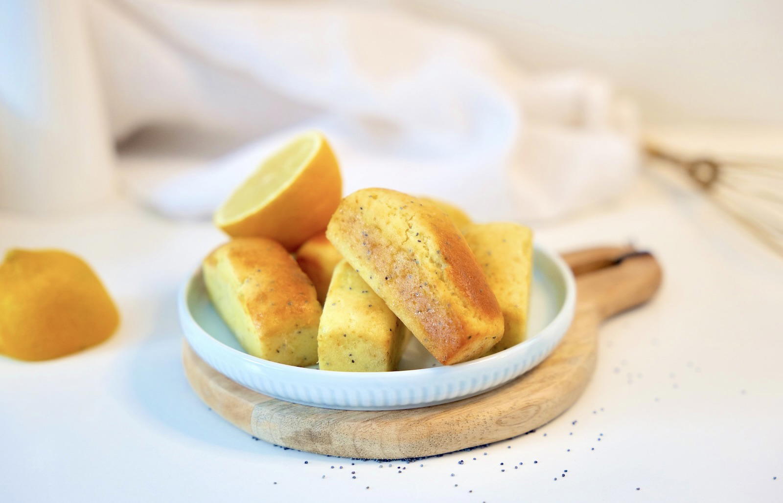 Mini cakes citron pavot pour bébé et toute la famille (Dès 10 mois)