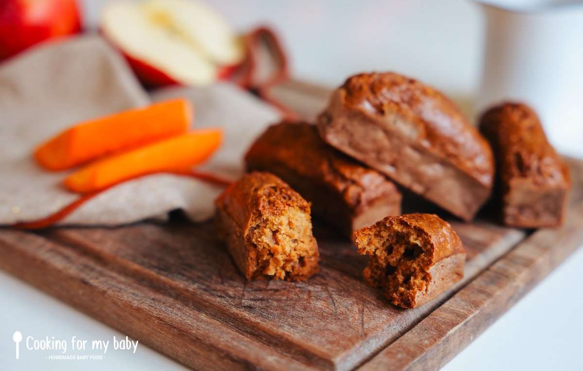 Recette de mini carrot cakes pour bébé (Dès 12 mois)