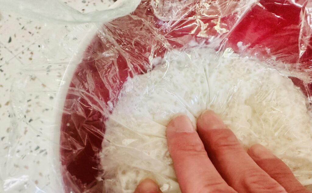Filmer le tapioca au lait de coco 